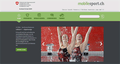 Desktop Screenshot of mobilesport.ch